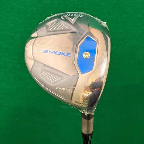 NEW Callaway Paradym Ai Smoke Max D 21 Fairway Wood 7 Kai'li FW 75s Stiff w/ HC