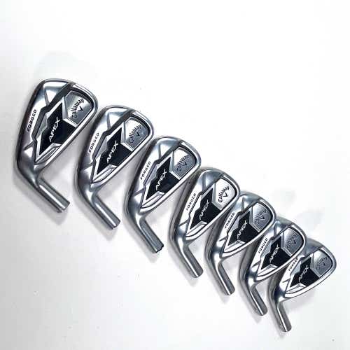 LEFTY Callaway Apex 19 Iron Set 4-PW HEADS ONLY Mens LH