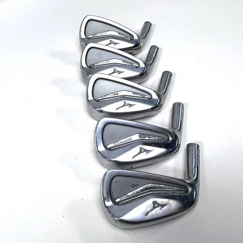 LEFTY Mizuno MP 25 Iron Set 6-PW HEADS ONLY Mens LH