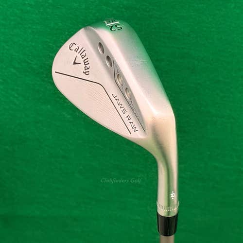 Callaway Jaws Raw Chrome 52-10S 52 Gap Wedge Catalyst Graphite Wedge Flex