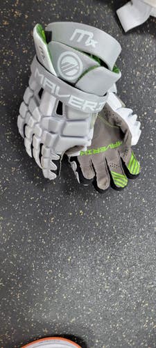 Used Maverik MX 10 INCH Lacrosse Gloves Mens None 10" 11497-S000162300