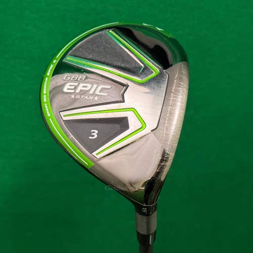 Callaway GBB EPIC Star 15 3 Fairway Wood Cypher Fifty 6.0 Graphite Stiff w/ HC