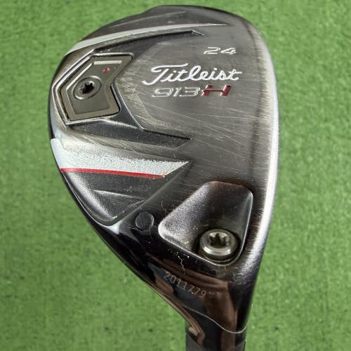 Titleist 913H 5 Hybrid 5H 24 Mitsubishi Bassara Red 60g Regular Flex 39.5