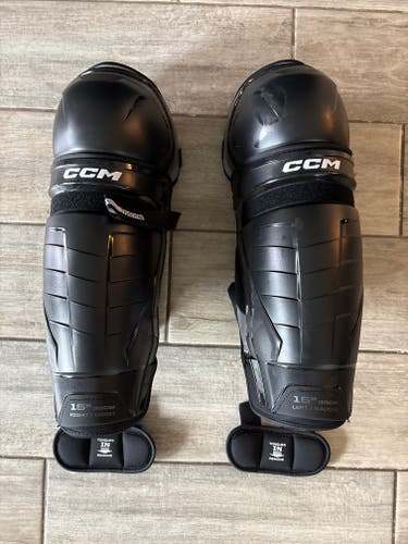 Senior CCM Tacks XR 15" Shin Pads (Used)