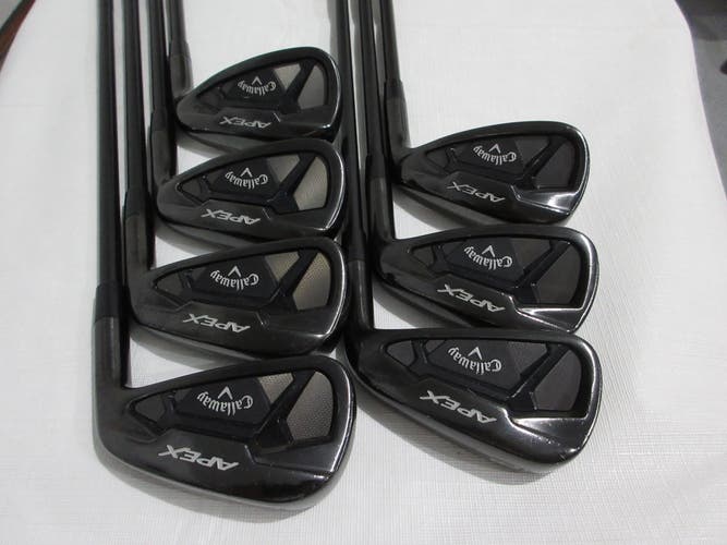 Callaway Apex 21 Black Iron Set - 5-PW, AW - MPH 95 Stiff Flex Steel