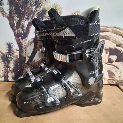 Head Cube 3 Black Downhill Ski Boots Men's Size Mondo 27