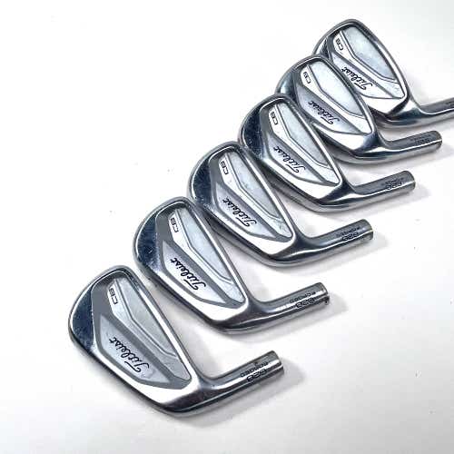 LEFTY Titleist 620 CB Iron Set 4-PW HEADS ONLY Mens LH - No 9