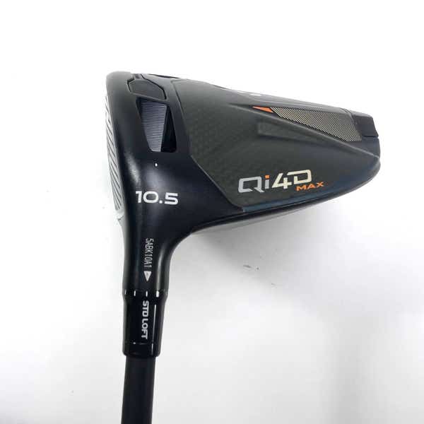 LEFTY TaylorMade Qi4D Max Driver 10.5* Mitsubishi Reax HR Red 50