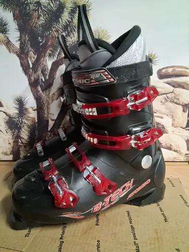 Atomic B Tech Series Mens Ski Boots Mondo 28.5/29 BSL 334mm Black