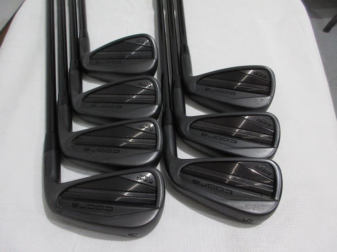 Cobra King Tour Forged Black Iron Set - 4-PW - MMT 105 Stiff Graphite - MINT