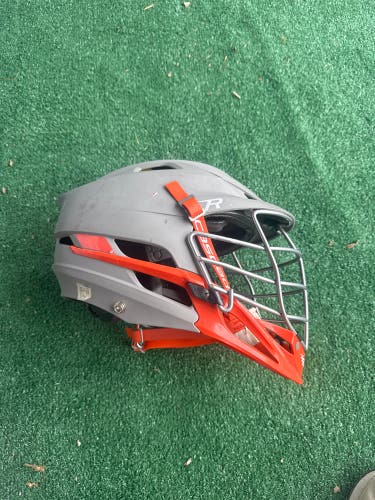 Gray & Orange Adult Cascade R Helmet (Used) | OSFM