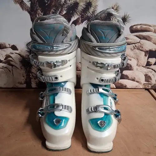 Head Dream Thang 9 Ski Boots 297mm White Blue Womens Sz 8-8.5 - 25/25.5 NICE!
