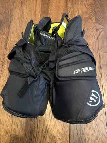 Junior Small / Medium Warrior Ritual X3 E+ Hockey Goalie Pants (Used)