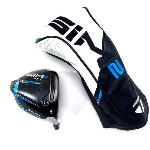 TaylorMade SIM2 MAX Driver 10.5* HEAD ONLY Mens RH HC