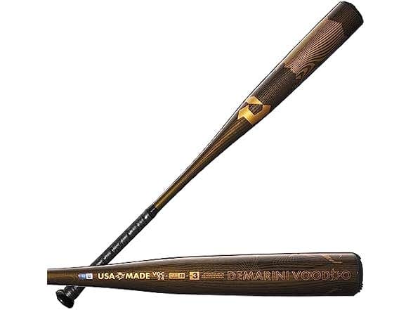 NEW 33" -3 DeMarini Voodoo One Alloy BBCOR Certified 2024 Bat (Drop 3) 30 oz 33 inch