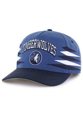 47 Minnesota Timberwolves Diamond Cut Hitch Adjustable Hat - Blue