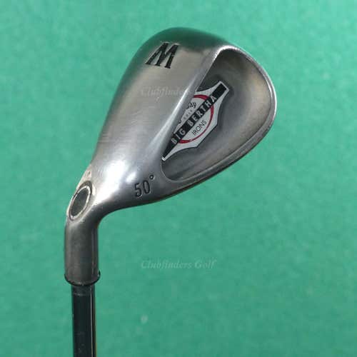 LH Callaway Big Bertha 2002 50 AW Approach Wedge CW Rifle Steel Stiff