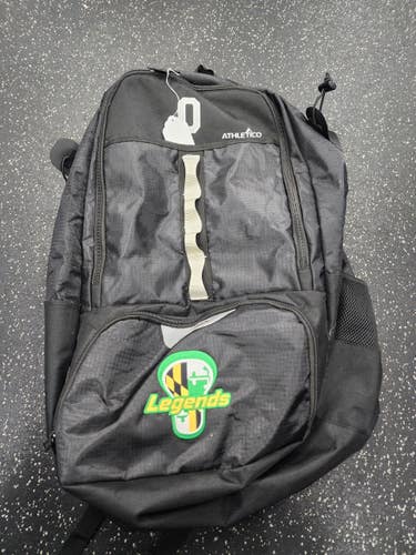 Used Athletico Legends Lacrosse Player Backpack Black 11849-S000044817