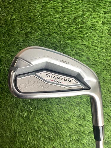 Callaway Quantum Max Single 7 Iron With KBS Max Stiff Steel Shaft