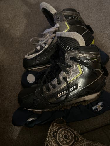 2021 Bauer Elite Hockey Goalie Skates Wide Width Size 5 (Used)