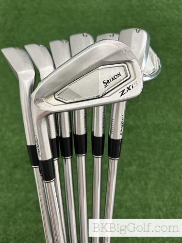 LH Srixon ZXi5 Forged 25 Iron Set 5-A / Dynamic Gold X100 Extra Stiff +1/2