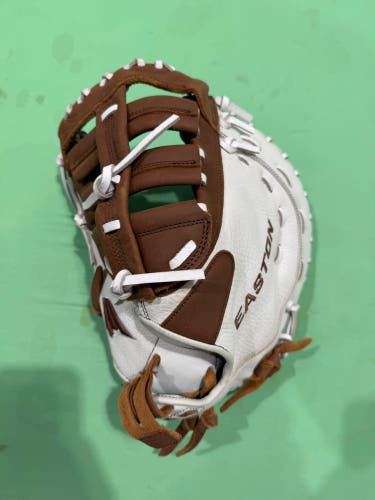 Brown Easton Natural elite LH First Base Softball Glove 12.5" (Used)