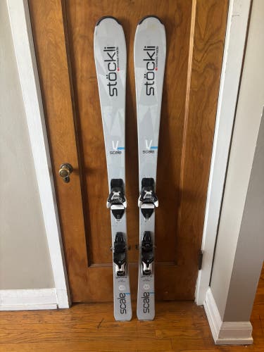 Stockli Scale Gamma XS 155cm with Adjustable Salomon Warden Bindings