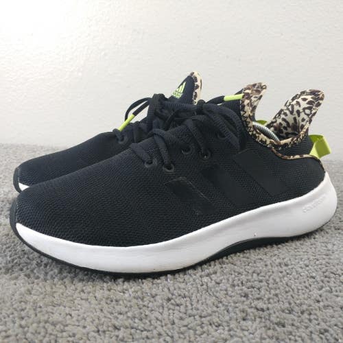 Adidas Cloudfoam Pure SPW Womens Size 8.5 Running Shoes Black Leopard 1Y3001