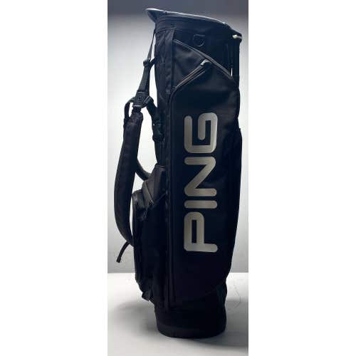 Ping G425 Trial Set Stand Bag Black 4-Way Divide Dual Strap Golf Bag