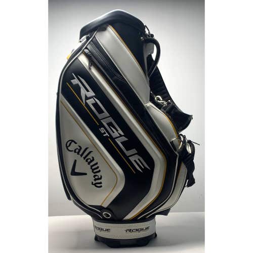 Callaway Rogue ST Staff Bag White 6-Way Divide Single Strap Golf Bag