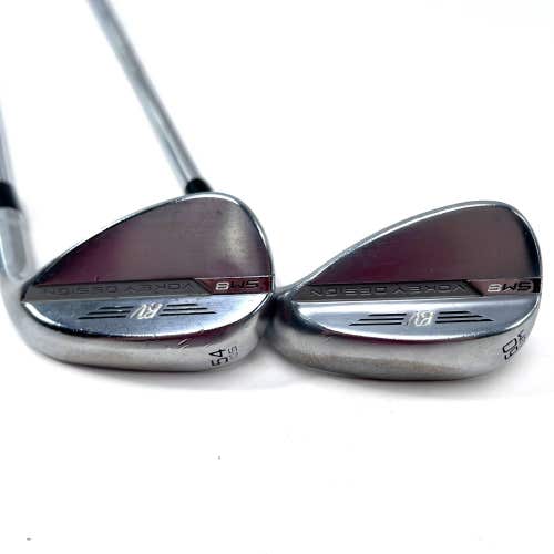 Titleist Vokey SM8 Tour Chrome Wedge Set 54* 10 | 60* 8 KBS Tour V 110g Stiff RH