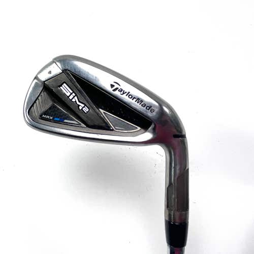 TaylorMade SIM2 MAX Single 6 Iron KBS Max MT Regular Steel Mens RH
