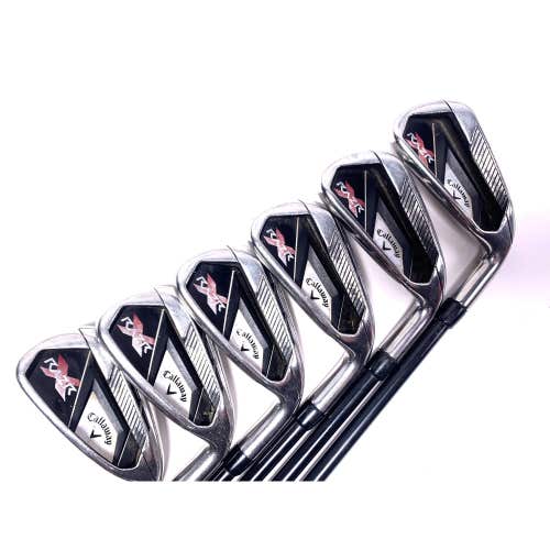 Callaway Razr X Iron Set 5-PW 75g Regular Graphite Mens RH Midsize Grips