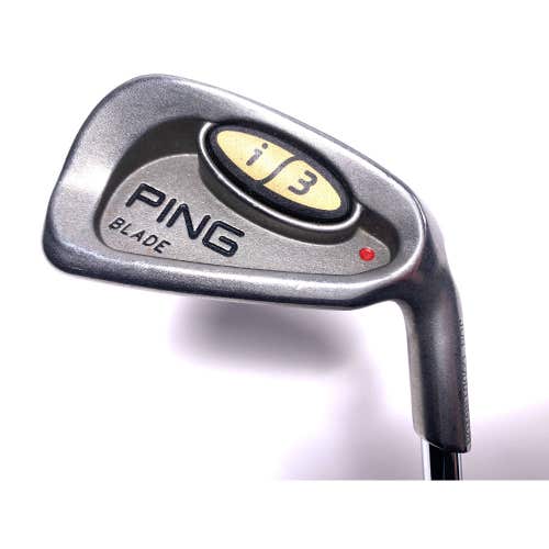 Ping i3 Blade Single 6 Iron Red Dot 1* Flat CFS Regular Steel Mens RH