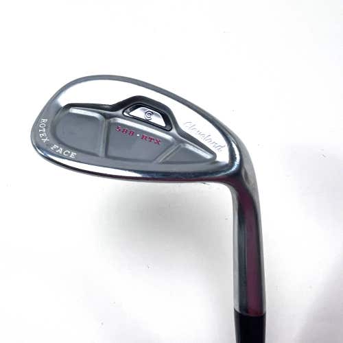 Cleveland 588 RTX CB Satin Chrome Sand Wedge SW 56* 14 Action 50g Ladies RH