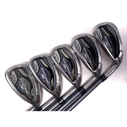 Callaway Steelhead XR Iron Set 5-PW Ozik Program F15 60g Regular RH No 9 iron