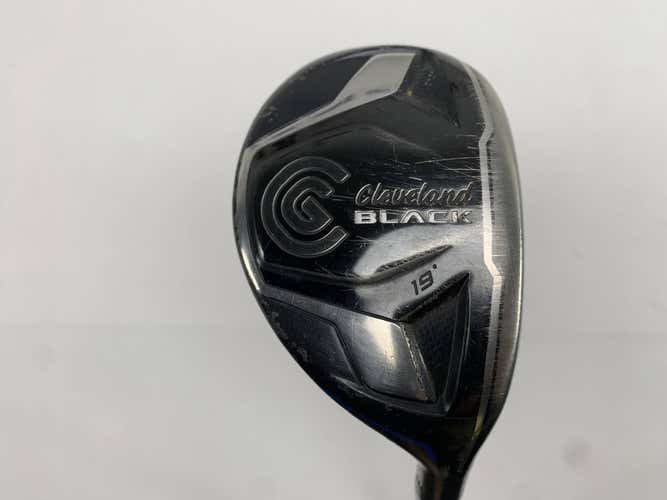 Cleveland CG Black 2015 3 Hybrid 19* Bassara 55x5ct Regular Graphite Mens RH