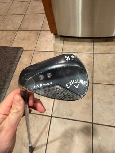 Men's Callaway Jaws Raw Left Hand Wedge 60 Degree (New)