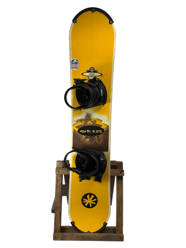 127cm O-Sin Shavers By Charlie Adam Snowboard W/ Five Forty Bindings