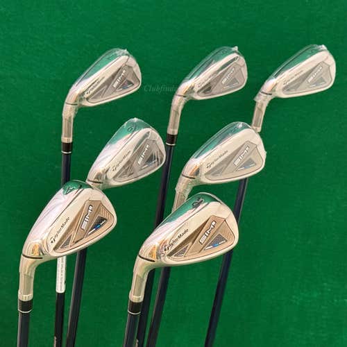LH TaylorMade SIM2 MAX 5-AW Iron Set Ventus Blue 6-R Graphite Regular