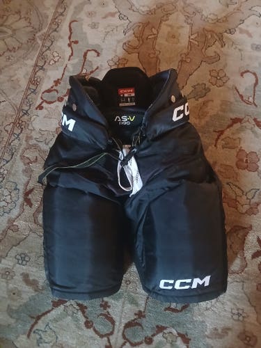 Men's Senior Large CCM Tacks AS-V Pro Hockey Pants Black (Used)