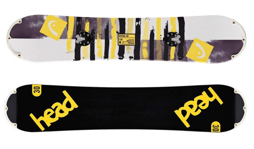 HEAD ROCKA 4D Junior Snowboard with Speed Disc, 130 cm