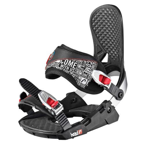 HEAD P THREE 4D Snowboard Bindings, Black