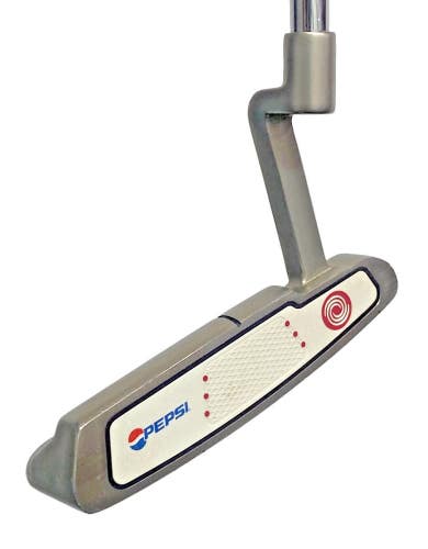 Odyssey Pepsi Logo White Hot XG #1 Blade Putter RH Steel 35" New Mid Grip SWEET