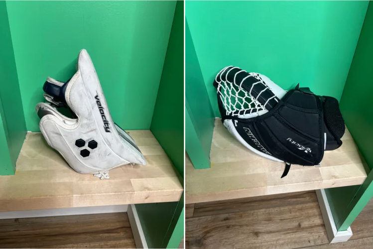 Vaughn Regular (Used) Velocity VE8 Junior Blocker and Pro V Elite Glove/Catcher