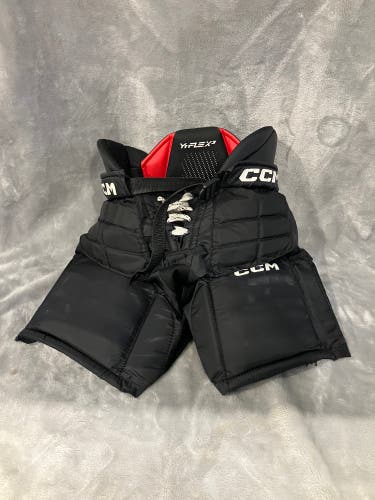 Black Youth Large/Extra Large CCM Y Flex 3 Hockey Goalie Pants (Used)