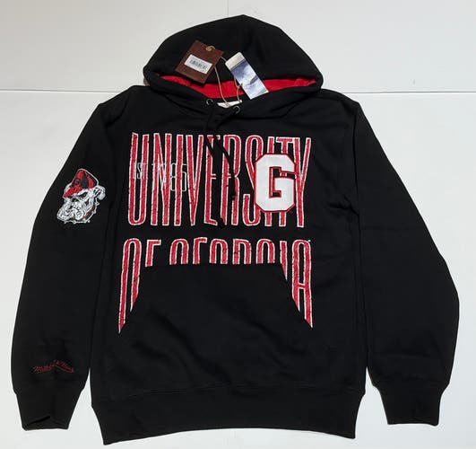 Mitchell & Ness NCAA Georgia Bulldogs Team OG Fleece 2.0 Hoodie - Size XS
