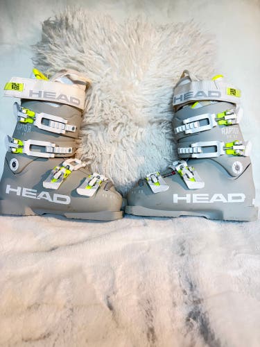 Mondo 24 & 24.5 Women's HEAD Raptor WCR All Mountain Ski Boots Soft Flex (Used)