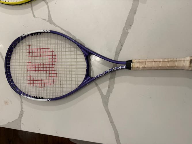 Wilson Triumph Tennis Racquet - Purple / White Recreational Racket