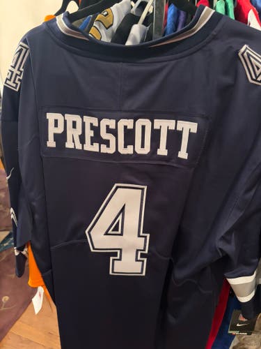 Blue XXXL Men's Nike Jersey (New) Dak Prescott